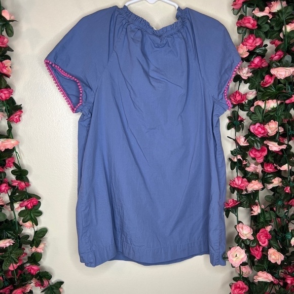 Mini Boden Blue/Pink Blouse Girls Blouse Fancy Comfort School Play 11-12 - Picture 3 of 8
